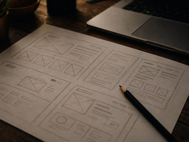 Wireframe — Jasa UI/UX Design