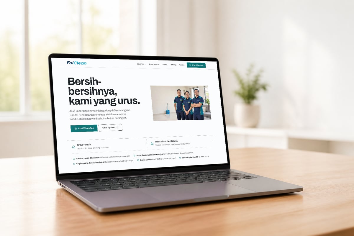 Proyek FolClean untuk PT Mino Sarana Teknologi
