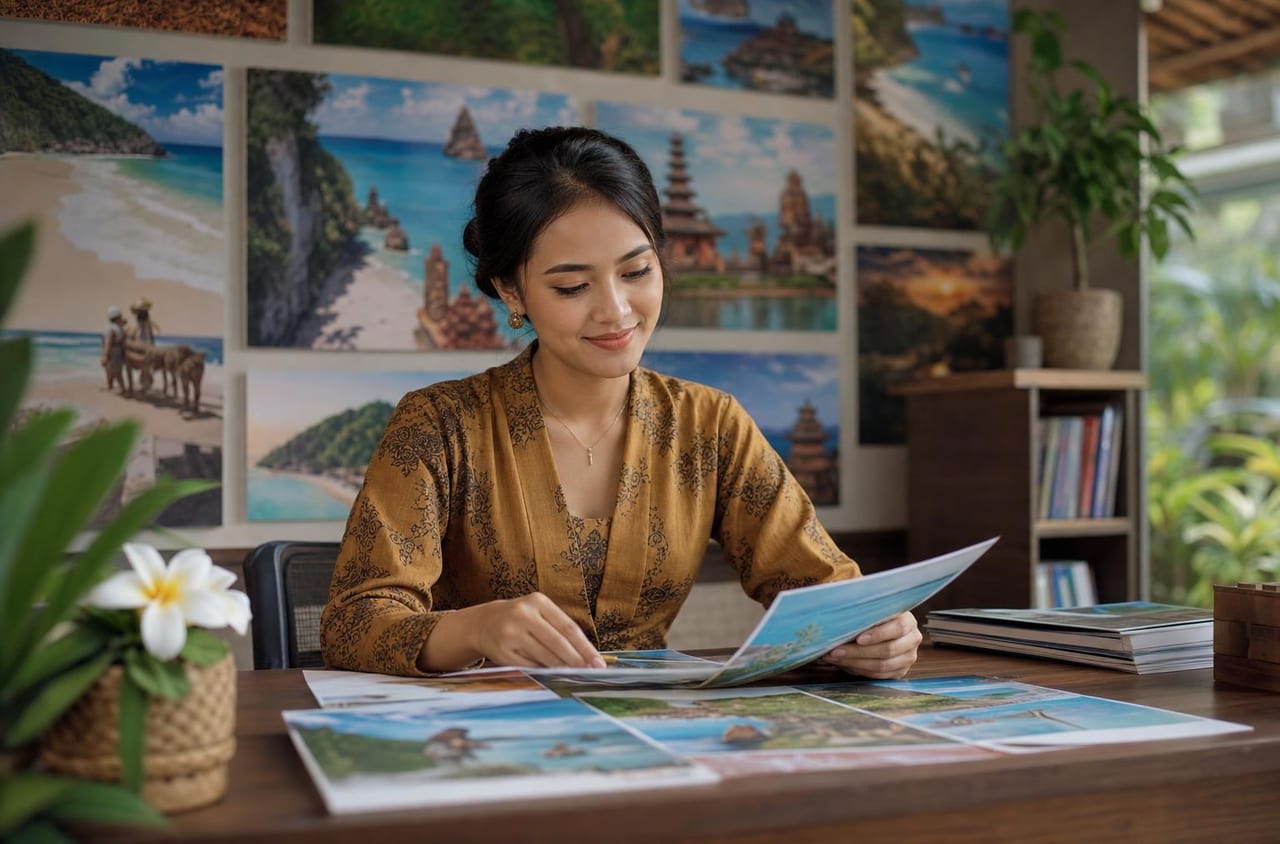Destinasi wisata Indonesia yang dipromosikan lewat website Folkastudio