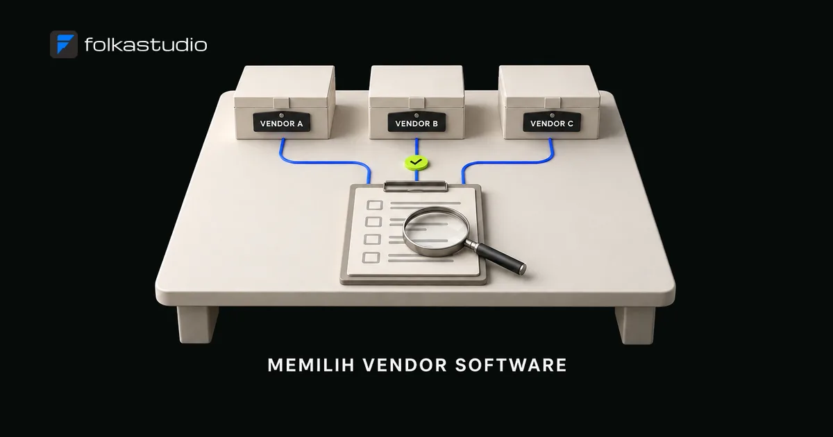 Ilustrasi artikel Cara Memilih Vendor Software Lokal untuk Perusahaan Baru dan PMA di Jawa Tengah