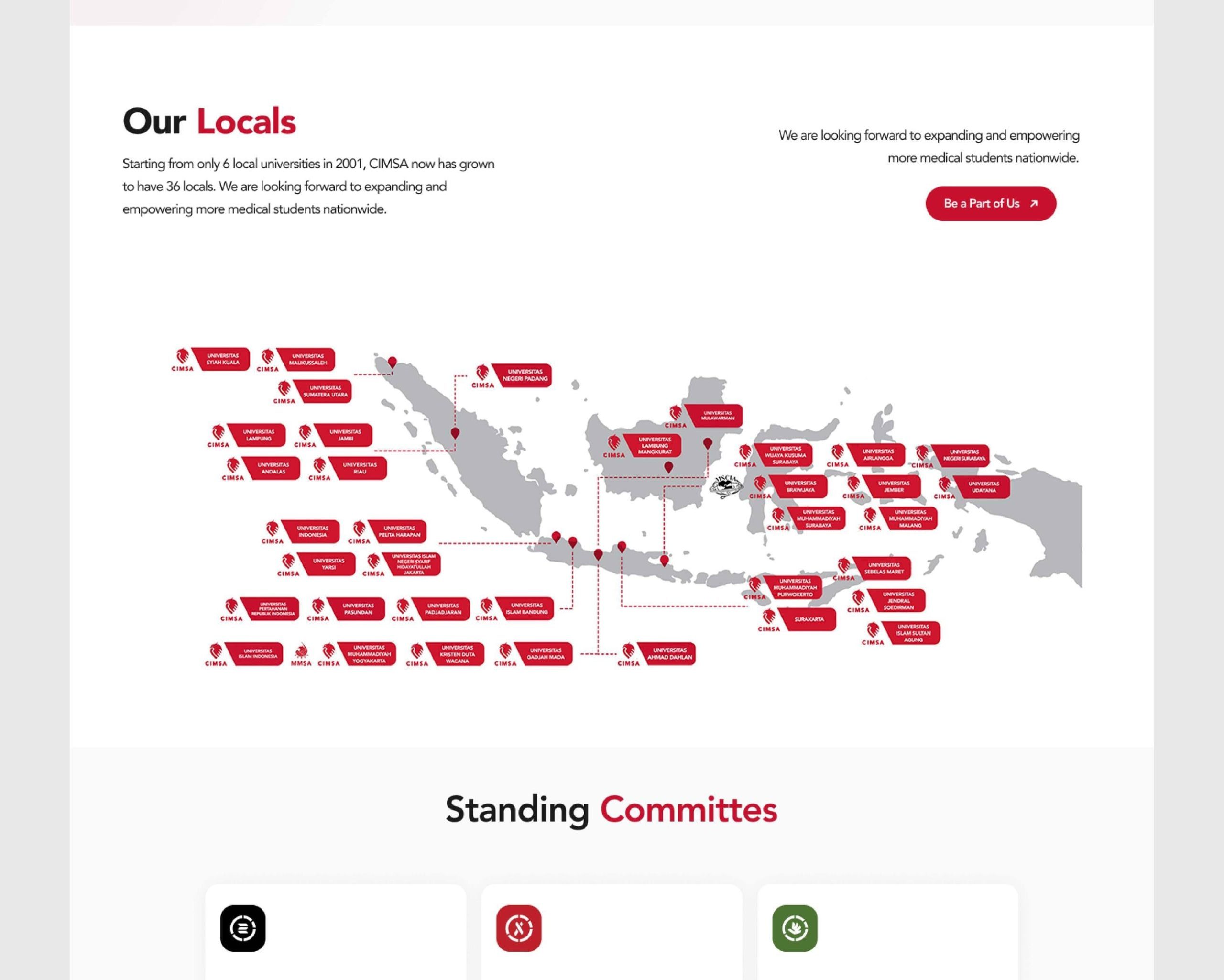 section our local website CIMSA