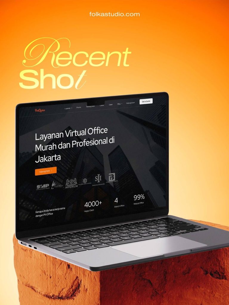 mockup website virtual office jakarta prioffice